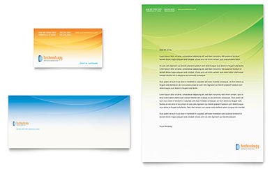 IT Company Letterhead Design Example