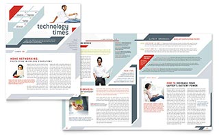 Computer Solutions Newsletter Template