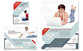 Computer Solutions Flyer & Ad Template