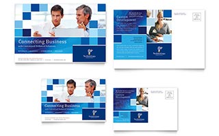 Technology Consulting & IT Postcard Template