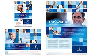 Technology Consulting & IT Flyer & Ad Template