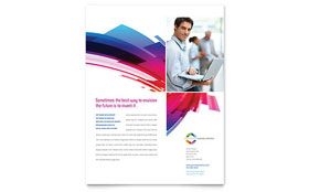 Software Solutions Flyer Template Design