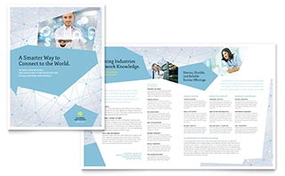 Global Network Services Brochure Template