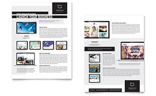 Website Designer Datasheet Template