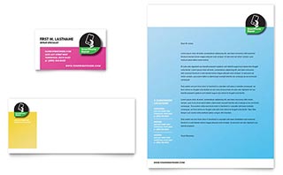 Smartphone Repair Business Card & Letterhead Template