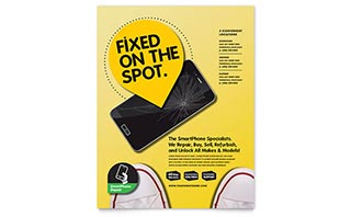 Smartphone Repair Flyer Template