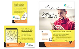 Social Media Consultant Flyer & Ad Template