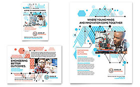 Computer Engineering Flyer & Ad Template Design