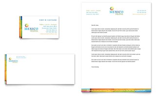 Mexico Travel Business Card & Letterhead Template