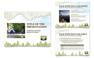 Nature Camping & Hiking PowerPoint Presentation Template