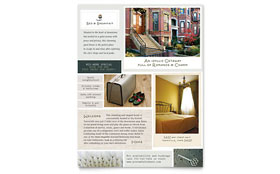 Boutique Hotel Flyer Template Design