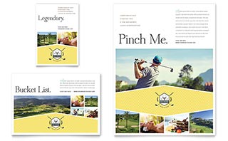 Golf Resort Flyer & Ad Template