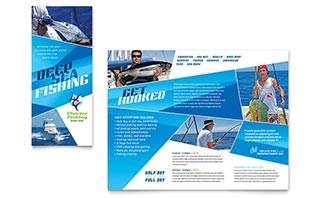 Fishing Charter & Guide Brochure Template