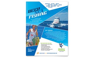 Fishing Charter & Guide Flyer Template