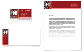 Hotel Business Card & Letterhead Template