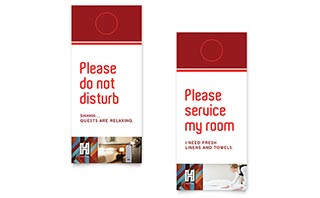 Hotel Rack Card Template