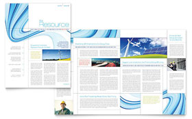 Renewable Energy Consulting Newsletter Template Design