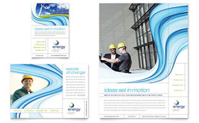 Renewable Energy Consulting Flyer & Ad Template Design