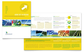 Environmental Conservation Brochure Template Design