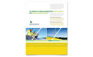 Environmental Conservation Flyer Template