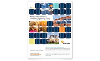 Solar Energy Flyer Template