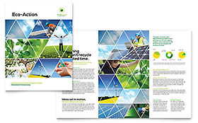 Green Energy Consultant Brochure Template Design