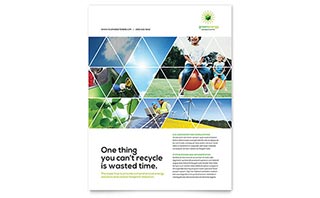 Green Energy Consultant Flyer Template