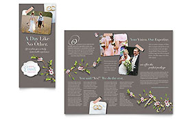 Wedding Planner Brochure Template Design