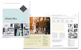 Bridal Show Brochure Template Design