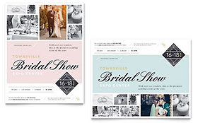 Bridal Show Poster Template Design