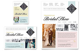 Bridal Show Flyer & Ad Template Design