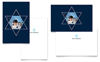 Star of David Greeting Card