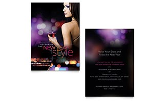 New Year Invitation Template