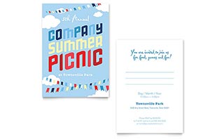 Company Summer Picnic Invitation Template