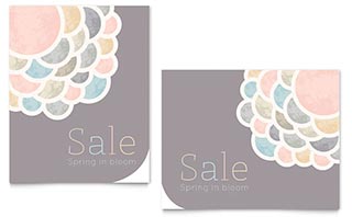 Spring Bloom Sale Poster