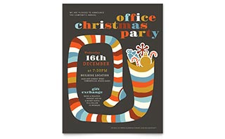 Christmas Party Flyer Template