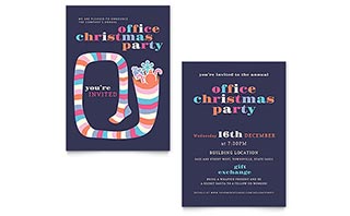 Christmas Party Invitation Template