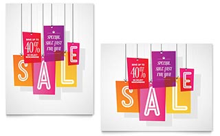 Clearance Tag Sale Poster