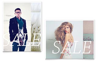 Urban Fashion Sale Poster Template