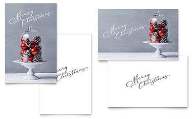 Christmas Display Greeting Card Download