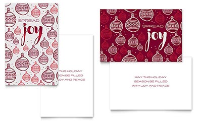 Joy Greeting Card Download