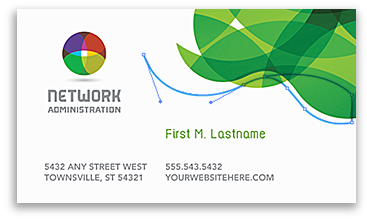 Business Card Example - Logo and Artwork